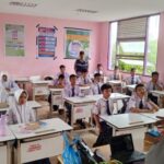 Personel Polsek Baiturrahman Saweu sikula SMP Negeri 16 Banda Aceh