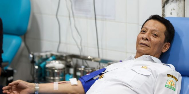 Donor Darah yang Ke-6 di Tahun 2023, Pj Gubernur Harapkan Stok Darah di PMI Jangan Sampai Kurang