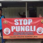 Personel Polsek Blang Bintang Sosialisasi STOP Pungli