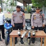 Sempat Berusaha Kabur, Polsek Darul Imarah Amankan 7 Sepeda Motor