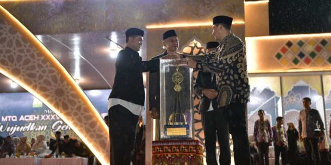 Banda Aceh Raih Juara Umum MTQ ke-36 Aceh, Hanya Unggul Dua Point dari Aceh Besar