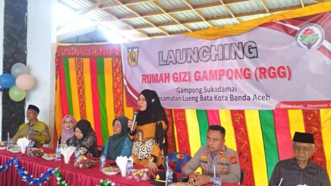 Camat Sukmawati Launching RGG Sukadamai