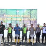 Kapolresta Banda Aceh Hadiri Kegiatan Karya Bakti Bersih-Bersih Pasar dan Penanaman Pohon Mangrove