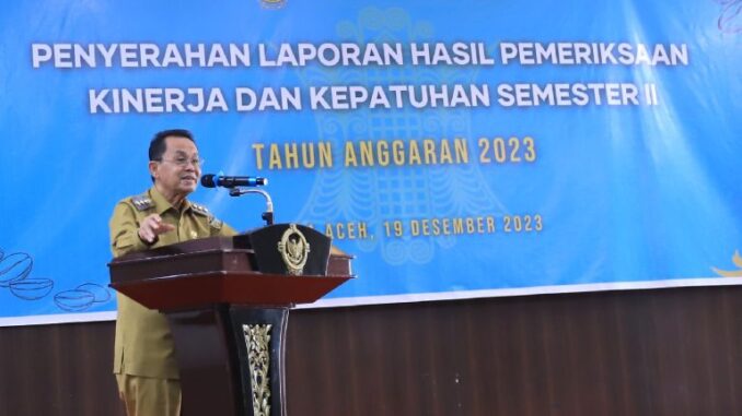 Pemko Banda Aceh Terima LHP Kinerja dan Kepatuhan Semester II dari BPK-RI