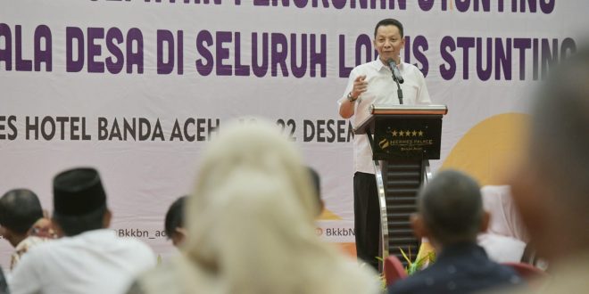 Penjabat Gubernur Ajak Keuchik Selesaikan Stunting di Aceh
