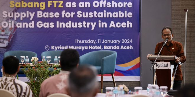 Asisten II Buka FGD Bahas Optimalisasi Kawasan Sabang untuk Dukung Industri Minyak dan Gas Aceh