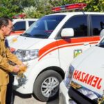 Pemko Hibahkan Ambulance Jenazah kepada 8 BKM