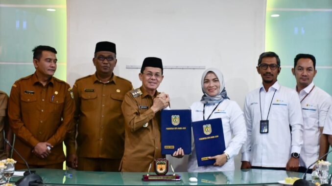Pemko Banda Aceh dan PT PLN Teken Perjanjian Kerjasama Pemungutan dan Penyetoran Pajak PJU