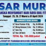 Catat Tanggalnya, Ini Jadwal Pasar Murah Selama Bulan Puasa 