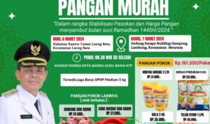 Jelang Ramadan, Pemko Banda Aceh Kembali Gelar Pasar Pangan Murah