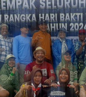Penanaman Pohon serempak Seluruh Indonesia Dalam Rangka Hari Bhakti Rimbawan Ke 42 Tahun 2024