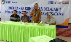 Sekdis Dikbud Buka Lokakarya Komunitas Belajar 2 PSP Angkatan 2