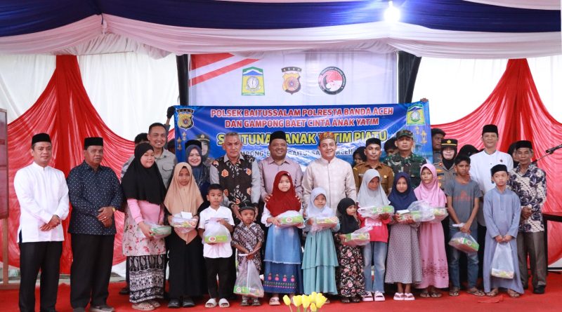 Launching Kampung Bebas Narkoba di Baet, Diwarnai Santunan Anak Yatim